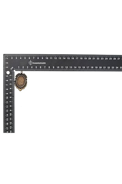 BONCADAS ETAMİN KANAVİÇE TAŞ İŞLEME KOLYE ÇERCEVESİ KOLYE UCU (5 ADET)