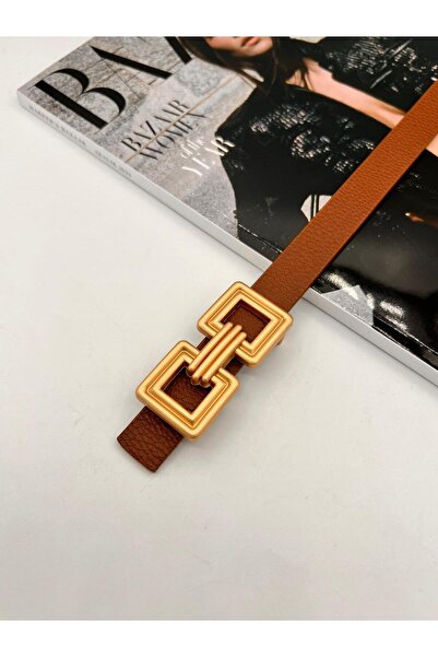 MODAM HİFA Γυναικεία ζώνη παντελονιού με τετράγωνο σχέδιο Ζώνη φόρεμα Ζώνη πουκάμισο Ζώνη παλτό