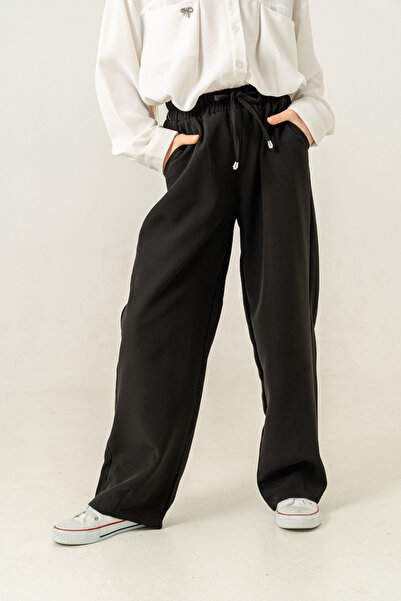 GİYİCEM TEKSTİL Kız Çocuk Paça Pensli Pantolon 2566