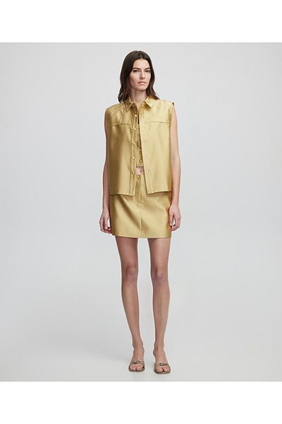 İpekyol Shiny texture shirt