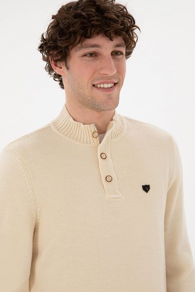 U.S. Polo Assn. Men's Cream Sweater 50292853 -Vr071
