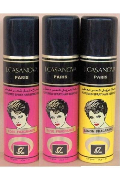 Casanova 3 Şişe Casanova Tüy Dökücü Köpük 150 Ml