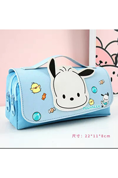 synshop Pochacco Cute Dog Sanrio Figure Compartimente duble Suport stilou de ...