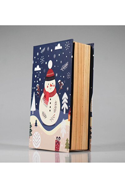 4nio Сніговик Новорічна декоративна коробка для книг