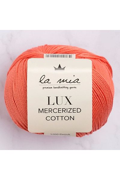 Ethab Ticaret La Mia Lux Pomegranate Flower Mercerized Cotton Hand Knitted - 13 - 33744