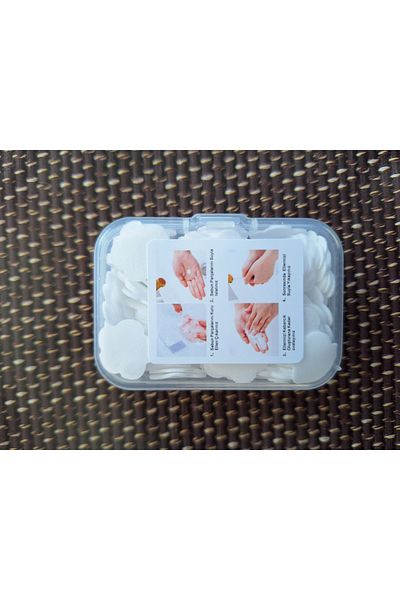EMPA A V M 2 Pack of 100 White Color Small Bag Size Star Hand Soap