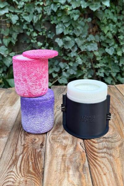 rufus concept LOYA 2 Dairesel Kapaklı Kasnaklı Silikon Kap Kalıbı