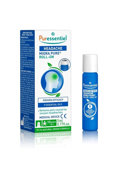 Puressentiel رول أون لعلاج الصداع | معزز بـ 9 زيوت أساسية | نقية وطبيعية بنسب...