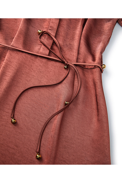 İpekyol Midi Length Shirt Collar Dress