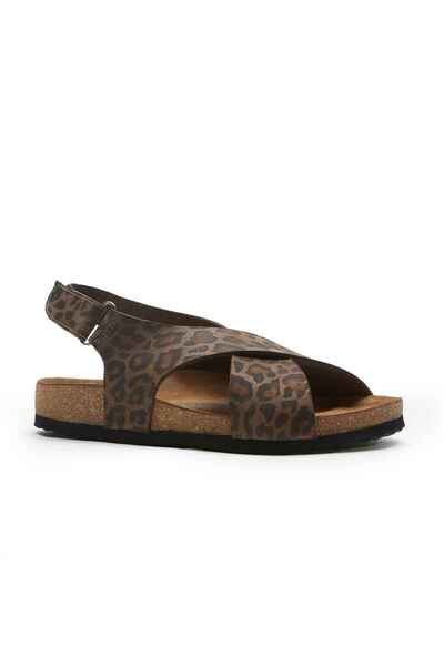 Comfortfüsse Fayette - Leather Sandals (Leopard Printed Leather)