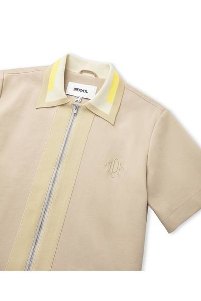 İpekyol Fabric Mix Zipper Shirt