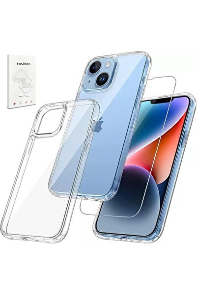 erorex حماية كاملة لهاتف آيفون 14 - حافظة TPU شفافة ومرنة تدوم طويلاً من Pugs +