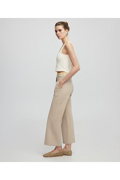 İpekyol Contrast Waist Culotte Fit Pants