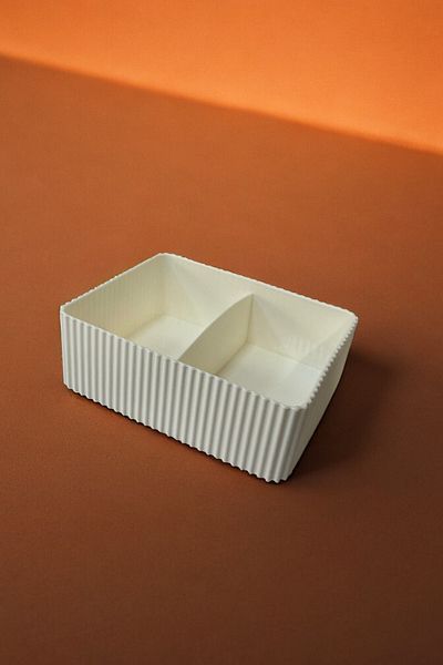 Hesaplı Kasa Λευκό 16x12x5,5 cm Organizer με διαμερίσματα KatKat