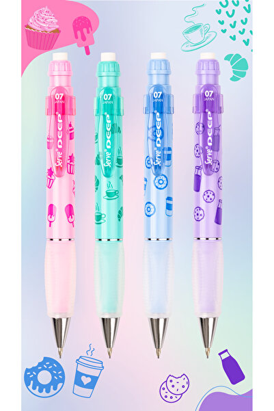 Serve Deep Gök Mavisi Versatil Kalem - Tatlı Serisi Coffee