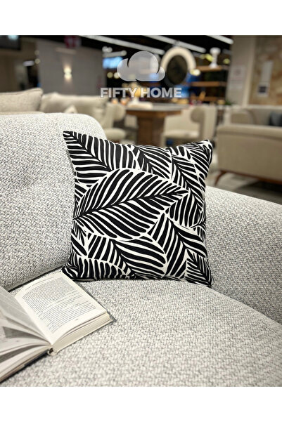 Fifty Home 43x43 см Сіро-білий Цифровий друк Посібник