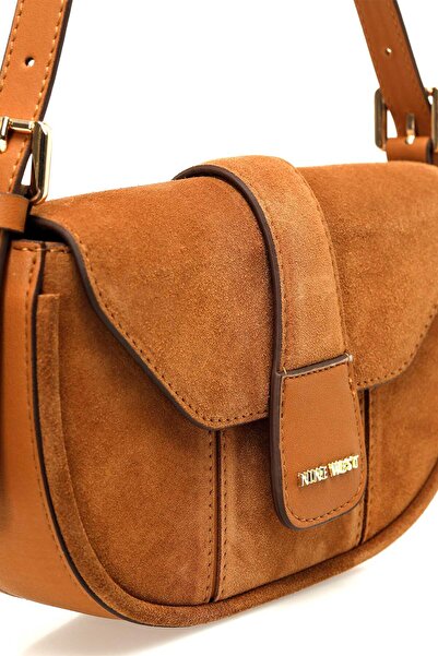 Nine West Leathy 5Fx Tan Women's Shoulder Bag