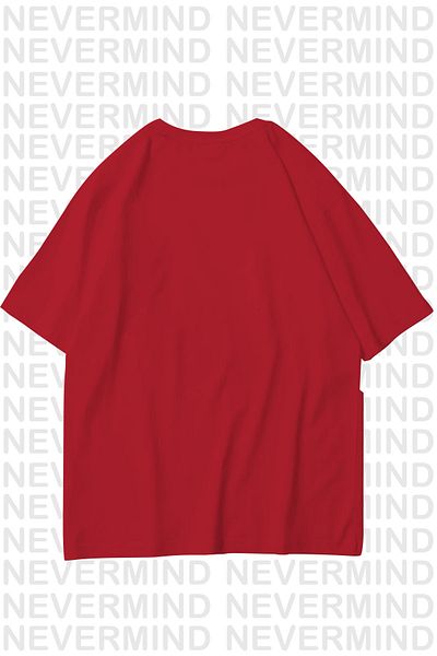 NEVERMIND Men's Oversize “Freedom” Printed Men's T-Shirt – Summer Casual Cotton Tshirt