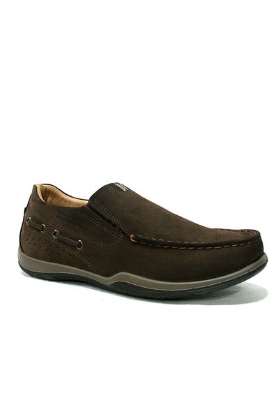 Scooter Brown Marine Laceless Anatomical Comfort Shoes