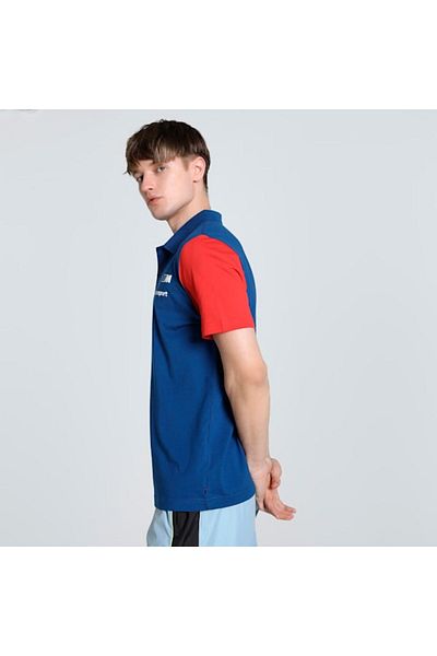 Puma Ανδρικό μπλουζάκι μπλε Bmw Mms Ess Polo Polo 621312 -04