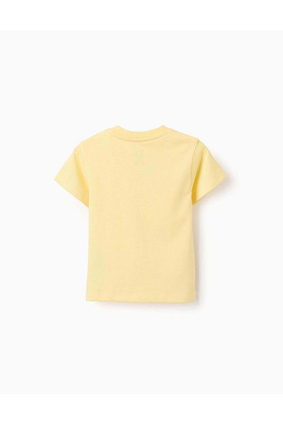 Ziddy Cotton T-shirt for Baby Boys 'Lighthouse', Yellow