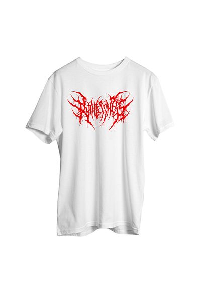 Korefanzin Unisex 2025 Trendy Gothic Ruthless Ş_periods_ort Λευκό μπλουζάκι