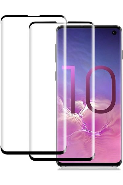 erorex Samsung Galaxy S10 Full Glue 9D Curved Tempered Glass Screen Protector Edge To Edge Fit Protection