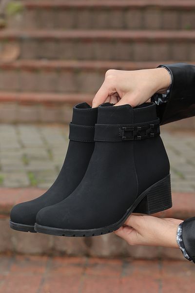 otuzbesshoes Cizme de damă cu fermoar cu detaliu Oss Stone