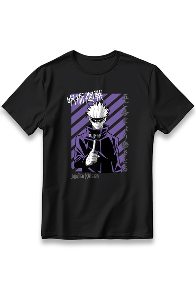 EZG Business Μπλουζάκι Unisex Jujutsu Kaisen Anime από 100% βαμβάκι με χοντρό...