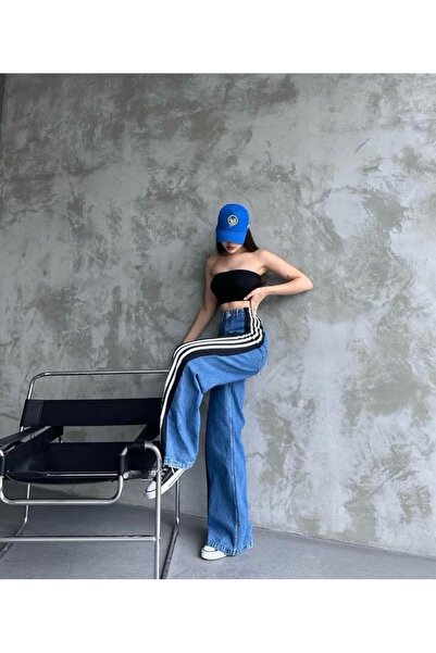 Semesia Pantaloni cu detaliu de trening