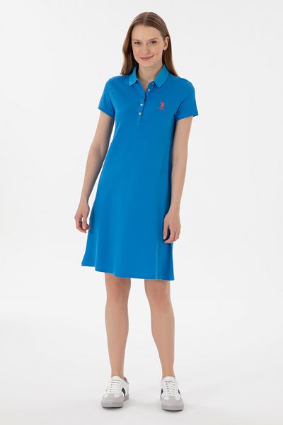 U.S. Polo Assn. Rochie tricotată pentru damă Saks Polo Gât Mini Size 50280038-vr045