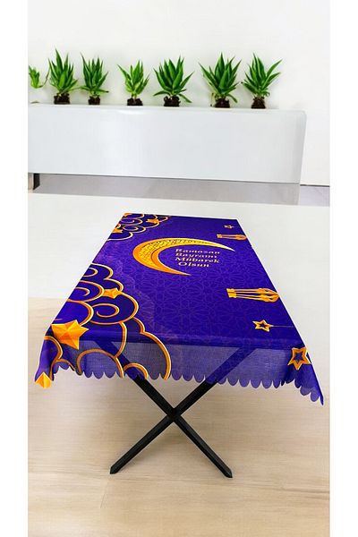 tarzınısec Ramadan Tablecloth Table Cover for Iftar Table Ramadan Kareem