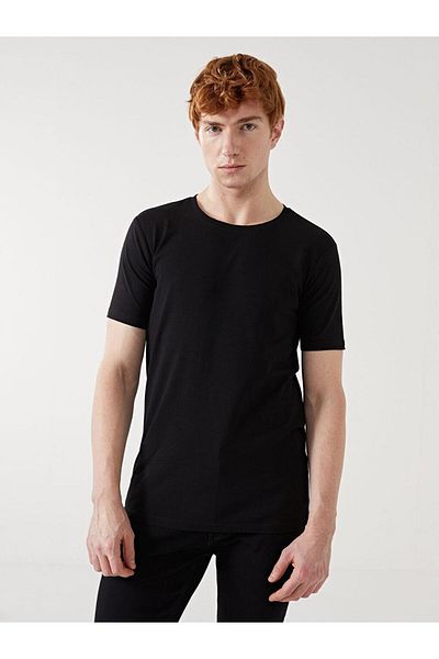 LC Waikiki Ανδρικό T-Shirt από βαμβακερό χτενισμένο λαιμό