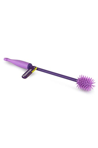 Fissman Silicone Bottle Cleaning Brush Purple 30cm