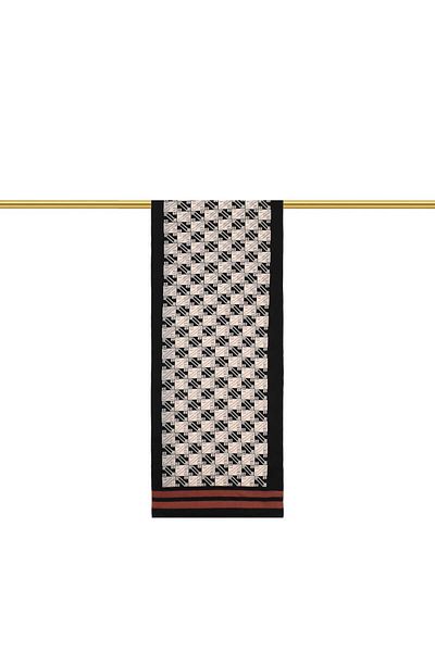 Bursa İpek Black Patterned Men's Silk Cashew