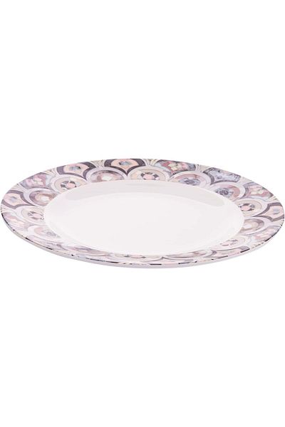 AKDC M/Mine Dinner Plate L(25cm) xW(25cm) xH(3cm) White