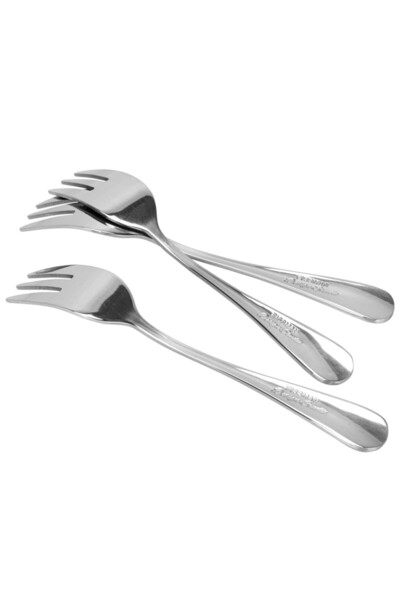 Fissman 3-Piece Dessert Forks Flavia 14cm Stainless Steel