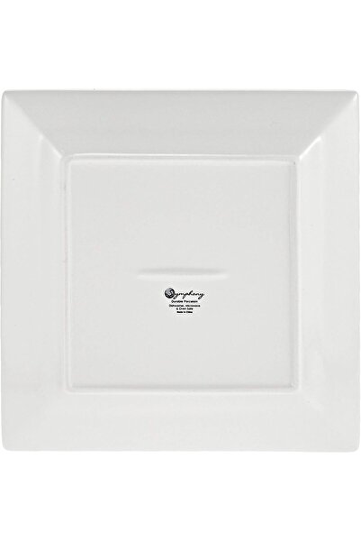 Symphony Square Plate Set 4 25cm Sy4278