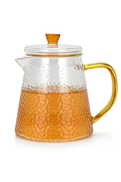 Fissman Tea Pot 600ml With Glass Filter (Borosilicate Glass)