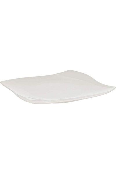 Symphony Wave Plate, 24 X 2.5 Cm - White