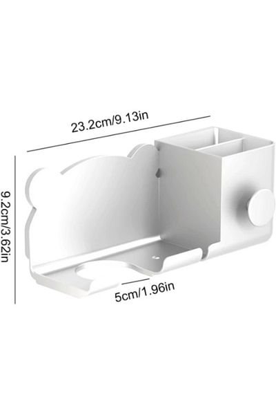 Hesmar Hair Dryer Holder with Teddy Bear Figure
