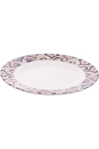 AKDC M/Mine Dessert Plate L(20cm) xW(20cm) xH(2cm) White