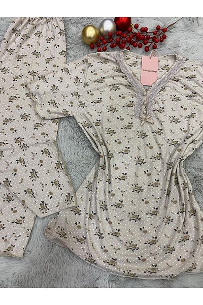 pijamaworld Summer Tril Tril Soft Three-Grade Pajama Set