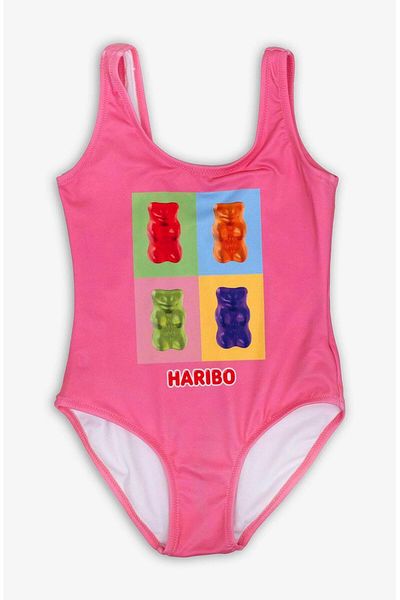 Haribo Pink Girl's Swimsuit