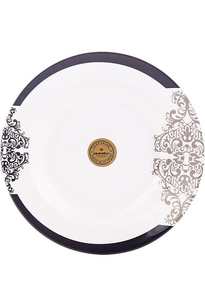 AKDC DINEWELL M/MINE SOUP PLATE 23CMX23CMX3CM Multicolour