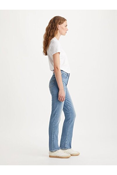 Levi's 724™ High Rise Straight Kadın Jean Pantolon - Blue Wave Light