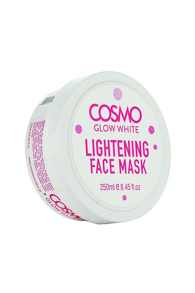Cosmo Glow White Lightening Face Mask 250ml, Protects Skin Against Dryness, Face Care for Men and Women