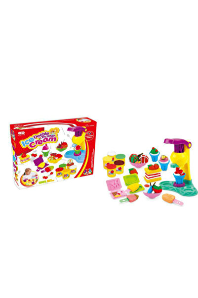 None مجموعة لعب الآيس كريم العجينة 23-1228766