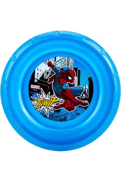 AKDC SNACK PLATE SPIDERMAN 16CMX16CMX3CM Multicoloured