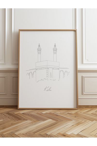 HOMEPACK Единична картина в дървена рамка, единичен плакат, картина TK/1207